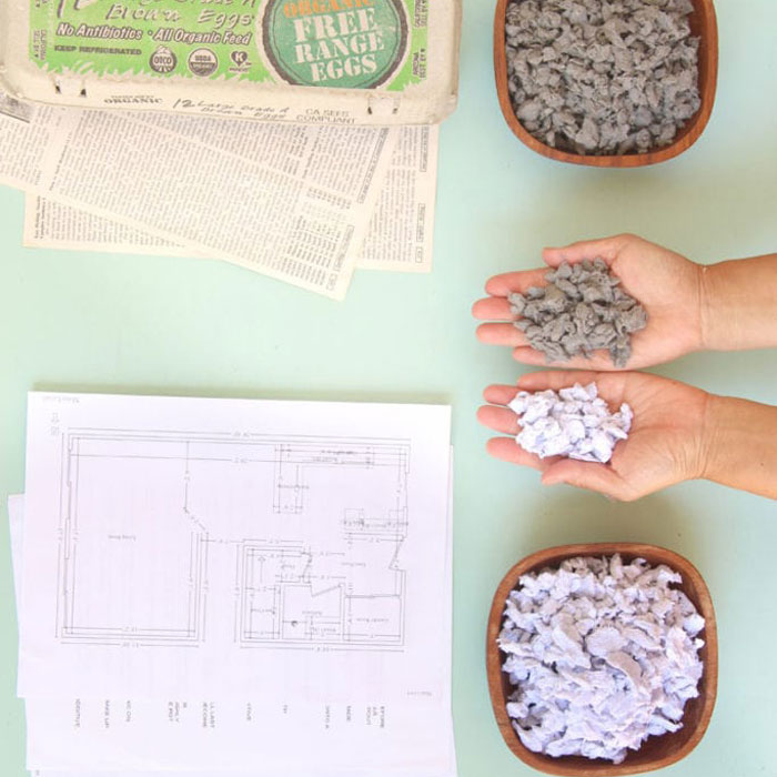 Бумажная масса для изготовления папье-маше