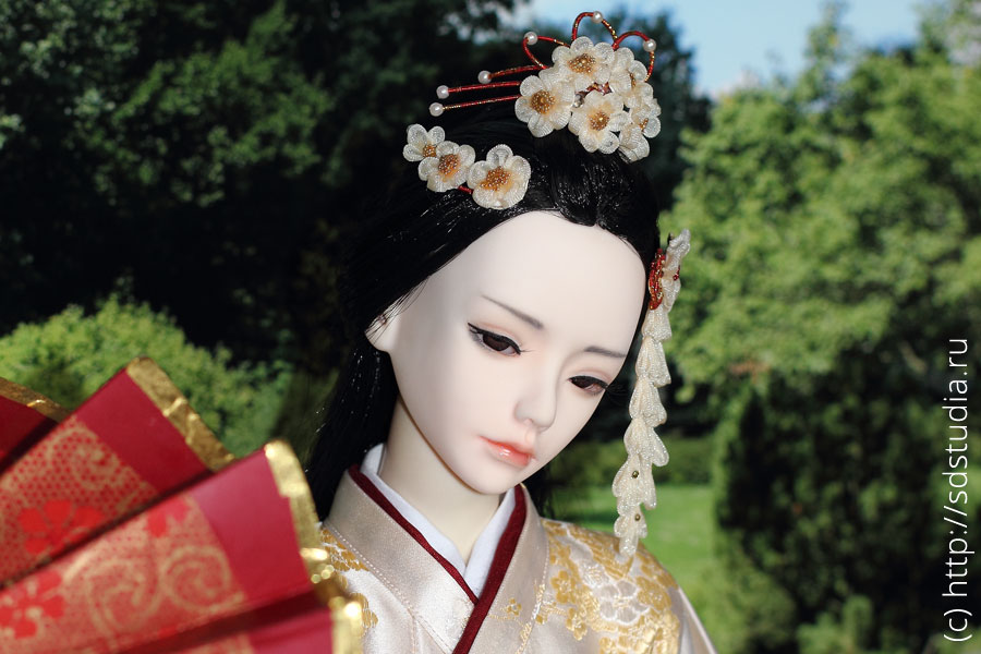 Миниатюрные Цумами Канзаши для прически