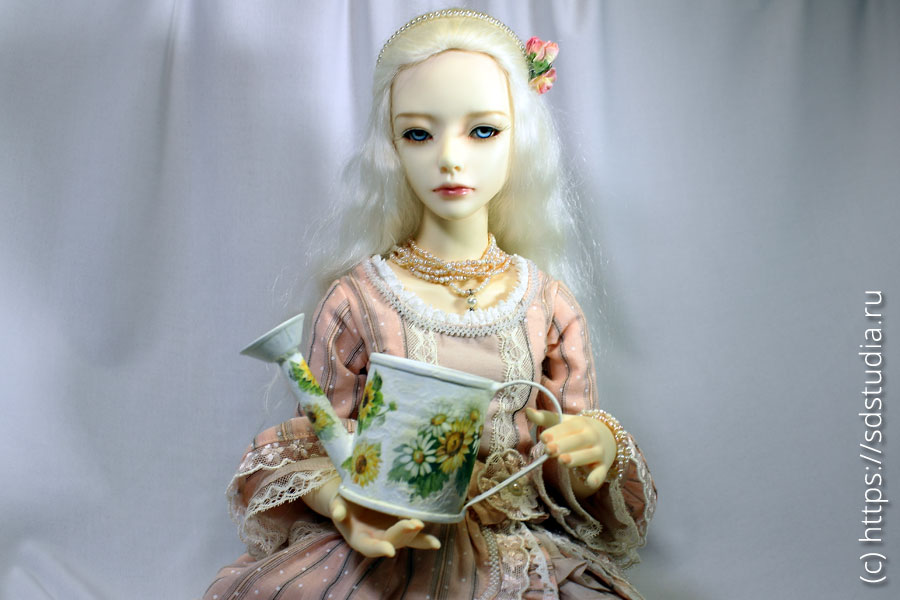 лейка кукольная миниатюрная декоративная