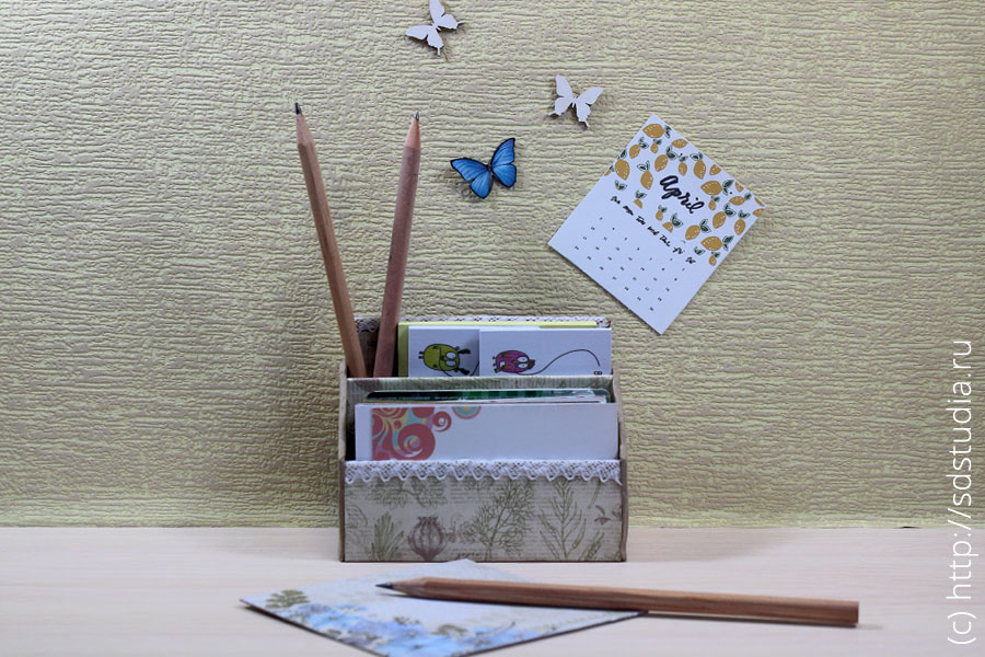 Органайзеры настольные ручной работы