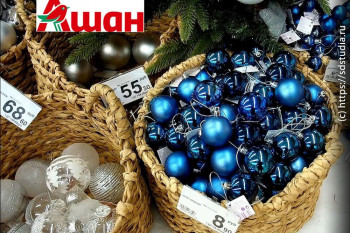 Основа для новогоднего шарика в технике декупаж