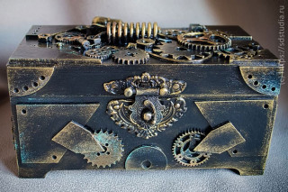 Объемный декупаж шкатулки