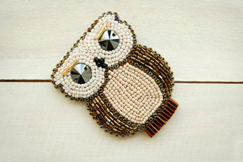 Брошь ручной работы начинающего мастера