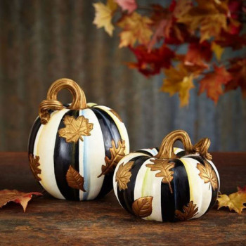 Декоративные тыквы из папье-маше