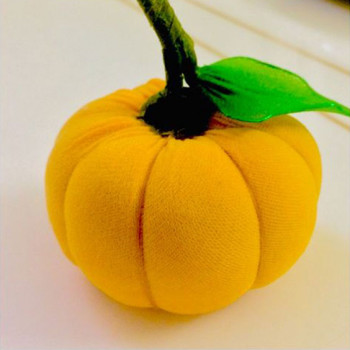 Декоративные тыквы из эластичных колготок