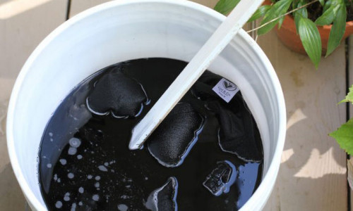 Кипячение ткани в отбеливающем растворе