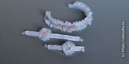 Миниатюрные кукольные украшения с элементами из полимерной глины