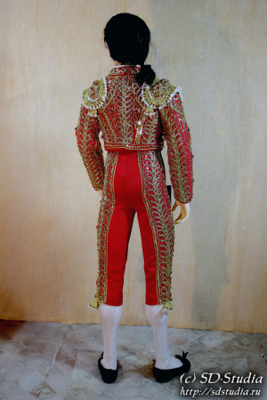 Парадный костюм матадора Traje de Luces для куклы бжд BJD
