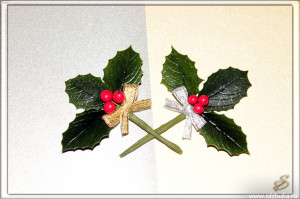 Остролист из пластика делаем своими руками, мастер-класс