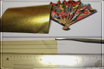 Мастеркласс изготовление веера японского миниатюрного своими руками