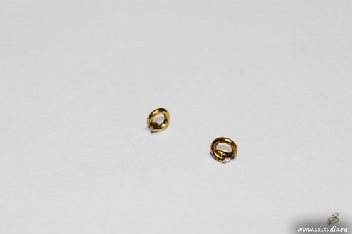 Кукольные пуговицы из страз, мастер-класс