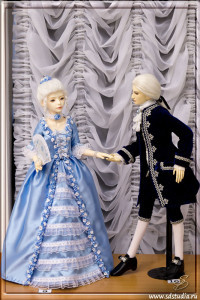 Бальное платье франция 18 век