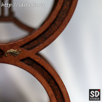 Кресло курульное для куклы