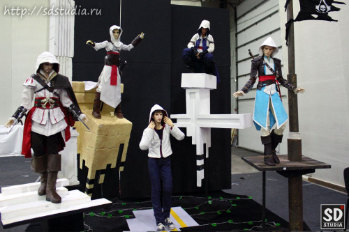 Assassin's Creed IV: Black Flag, кукольный косплей по игре, персонаж Эдвард Кенуэй Edward Kenway