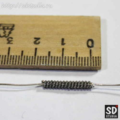 Браслет для куклы в технике wire wrap