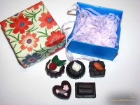 IШоколадные конфеты из запекаемого пластика