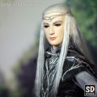 Кукла шарнирная из самоотвердевающего пластика La Doll