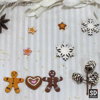 Пряничные человечки из пластики