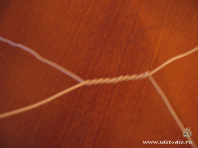 Изготовление каркасной куклы, создание проволочного каркаса, скручиваем проволоку