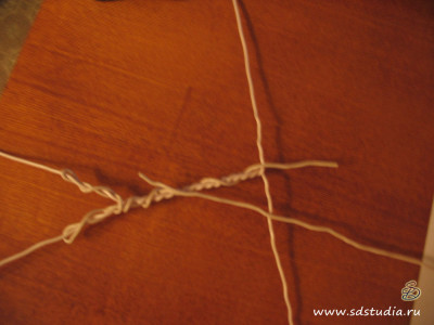 Изготовление каркасной куклы, создание проволочного каркаса, скручиваем проволоку