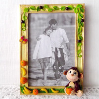 Миниатюра из полимерной глины, декор рамки для фотографии