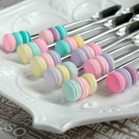 Миниатюра из полимерной глины, декор для чайной ложки