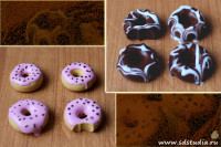 Пончики из запекаемого пластика