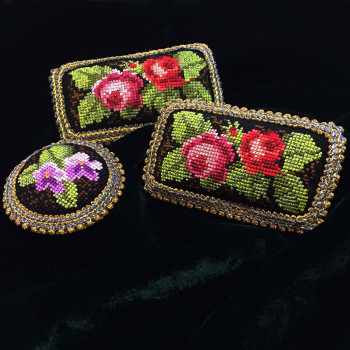 Вышитые броши, вышивка крестиком Вышитые броши, вышивка крестиком