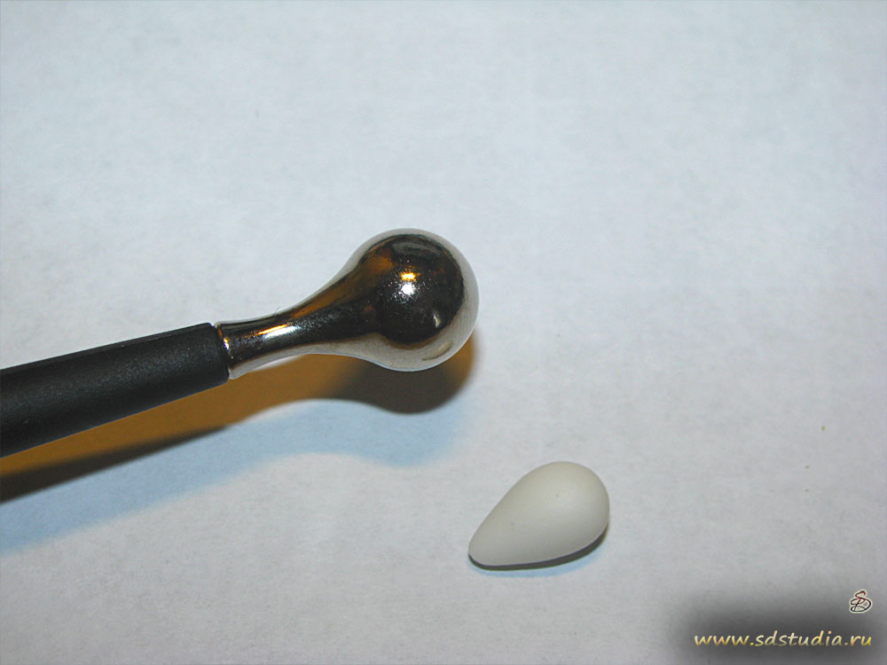 Лепка цветка фрезии из самоотвердевающего пластика Modena вирмы Padico