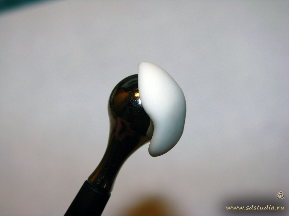 Лепка цветка фрезии из самоотвердевающего пластика Modena вирмы Padico