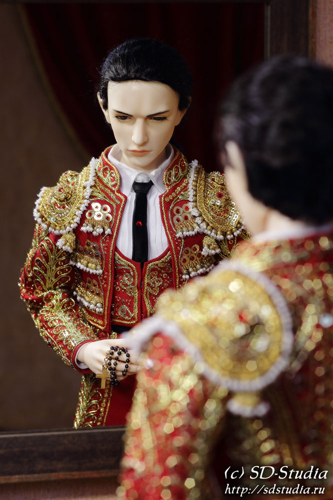 Парадный костюм матадора Traje de Luces для куклы бжд BJD