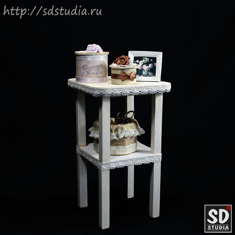 Мебель для куклы, кукольная этажерка