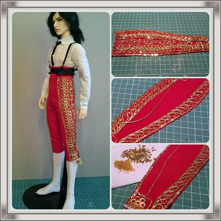 Создание кукоьного костюма матадора